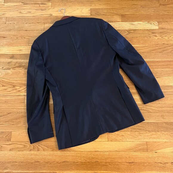 Suit Supply Pure Wool Super 110s Perennial Made in Italy Navy Blue Blazer – 42L - Picture 4 of 8